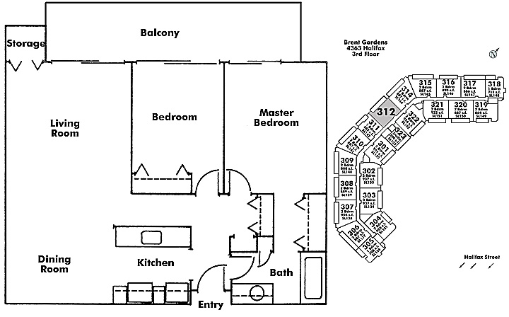 Floor plan 312