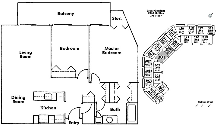 Floor plan 301