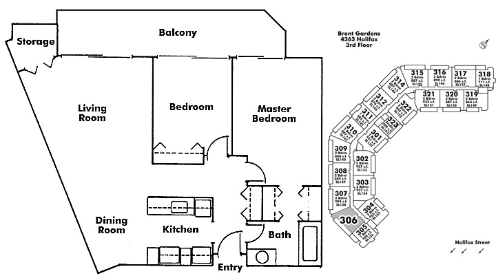 Floor plan 306