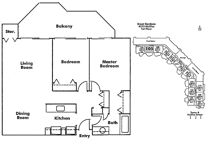 Floor plan 105