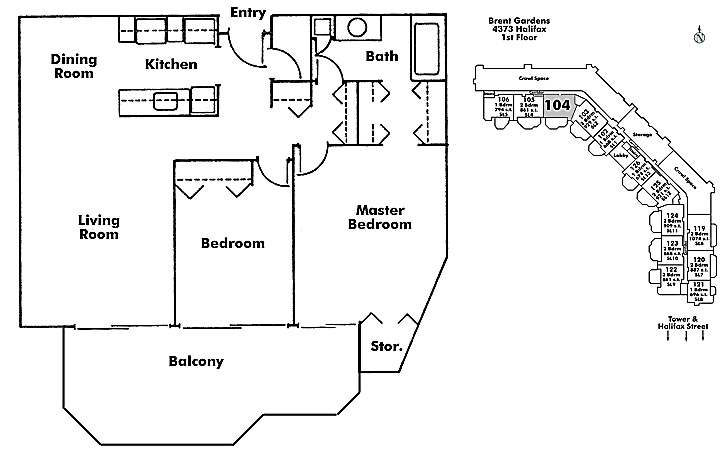Floor plan 104