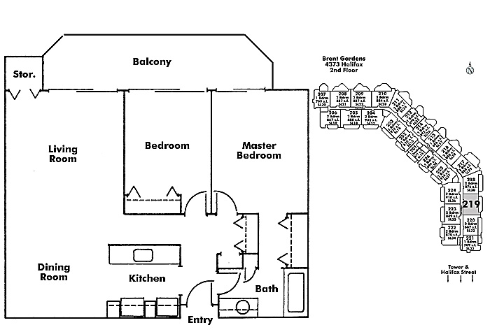 Floor plan 219