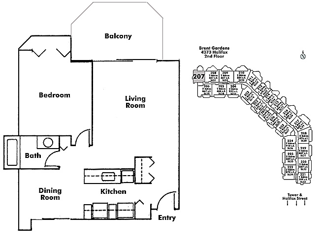 Floor plan 207