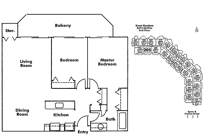 Floor plan 205