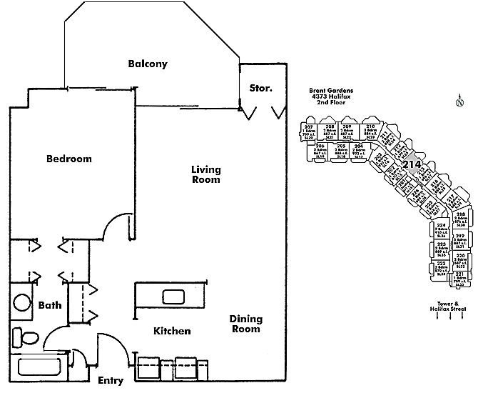 Floor plan 214