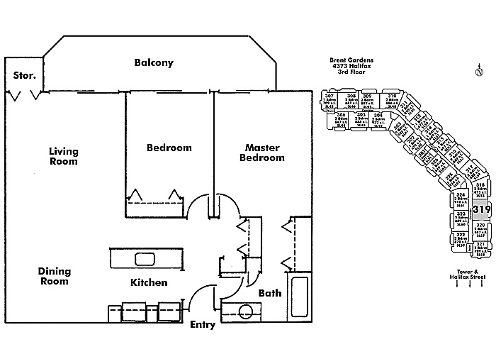 Floor plan 319