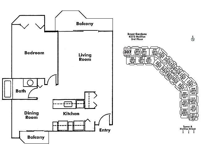 Floor plan 307