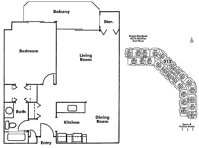 Floor plan 312