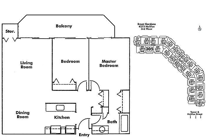Floor plan 305