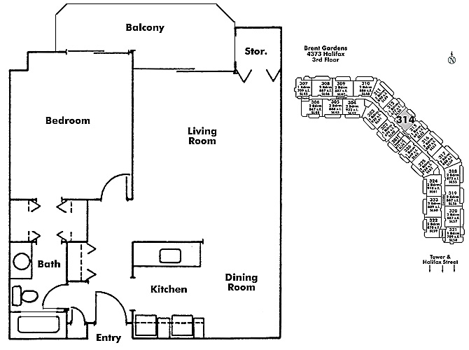 Floor plan 314