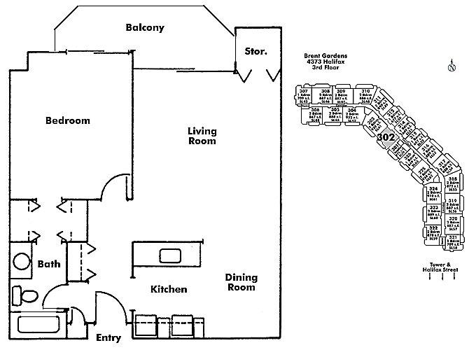 Floor plan 302