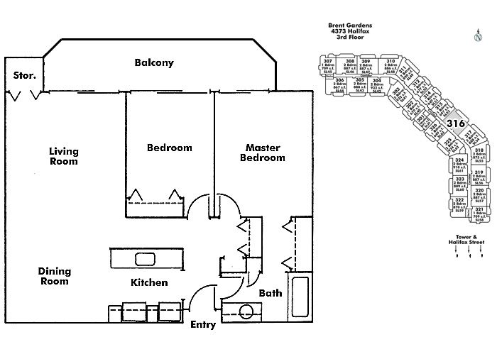 Floor plan 316