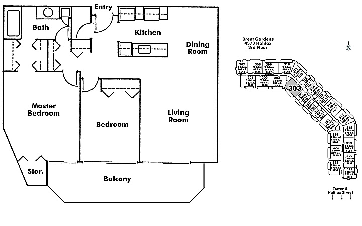 Floor plan 303