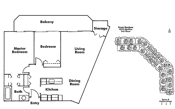 Floor plan 317