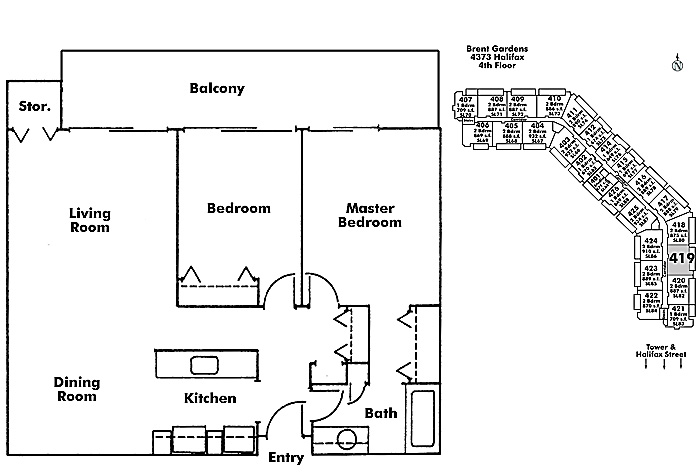 Floor plan 419