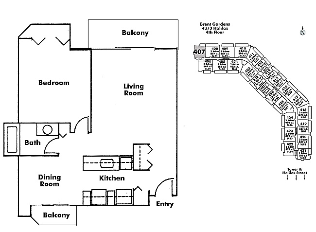 Floor plan 407