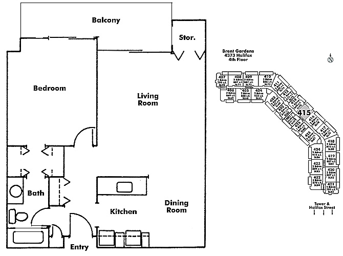 Floor plan 415