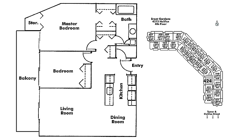 Floor plan 424