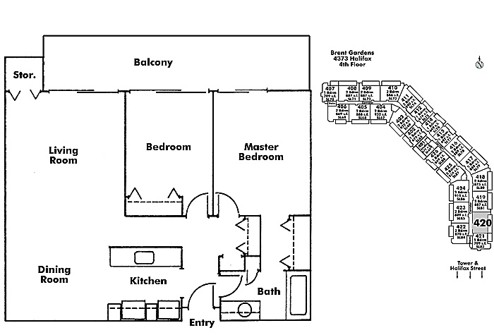 Floor plan 420