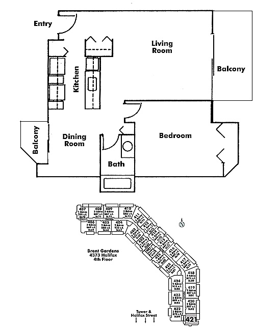 Floor plan 421
