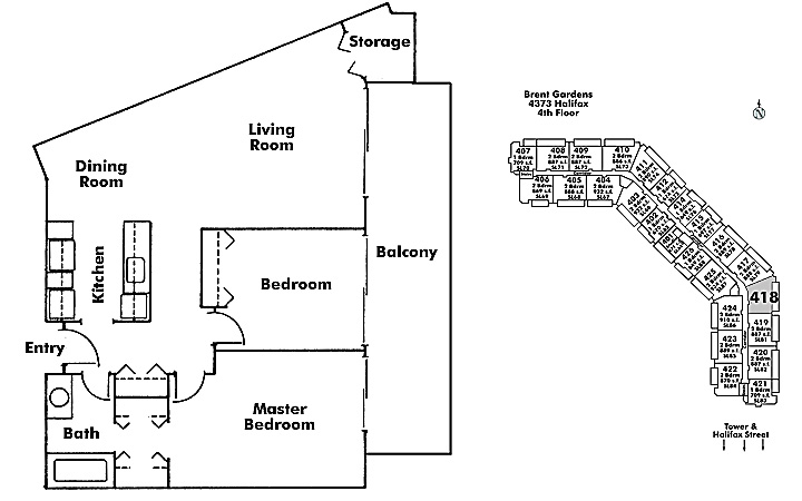 Floor plan 418