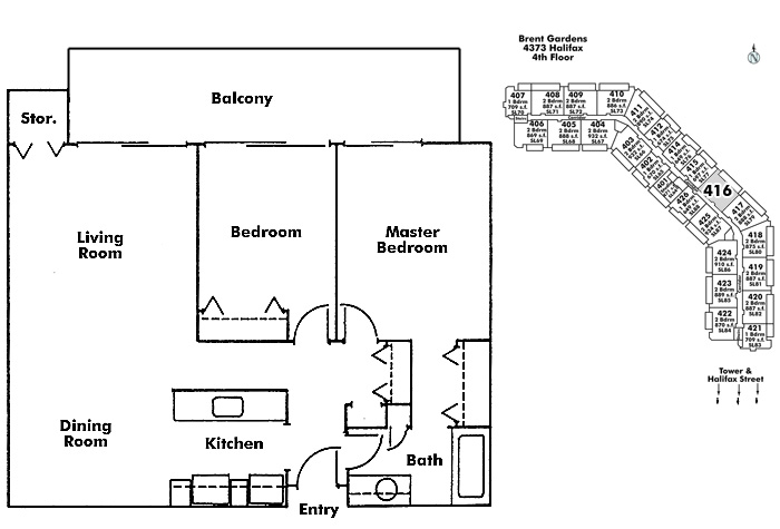 Floor plan 416