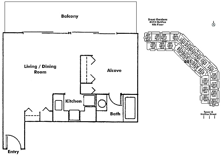 Floor plan 401