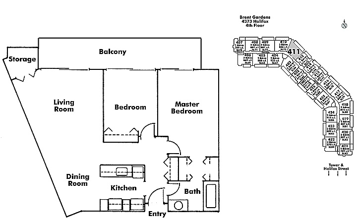 Floor plan 411