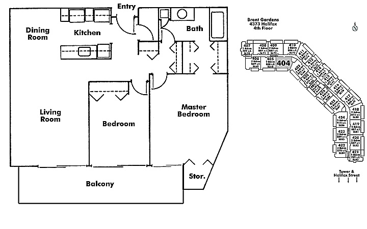 Floor plan 404