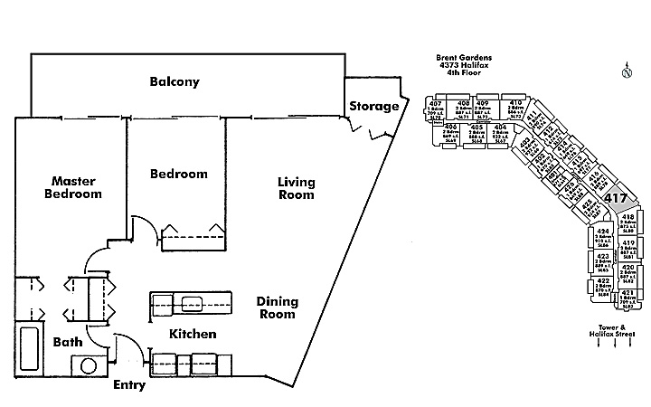 Floor plan 417