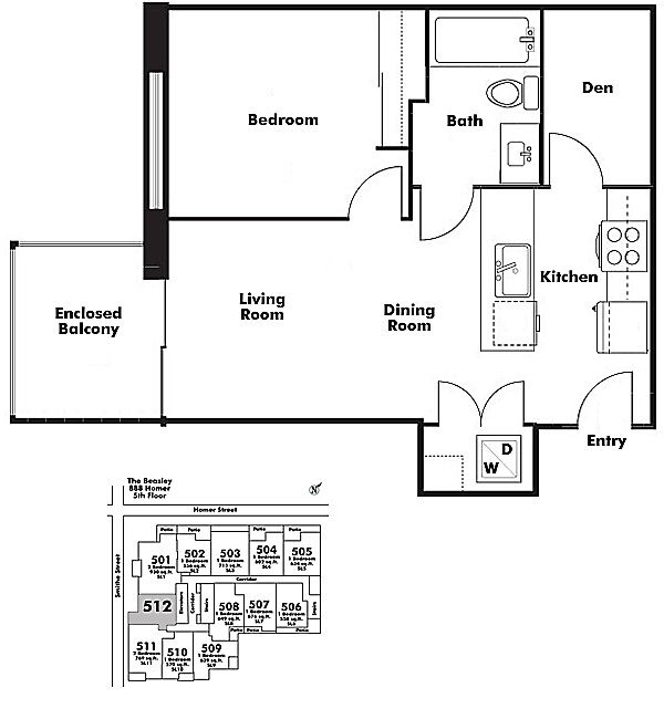 Floor plan 512