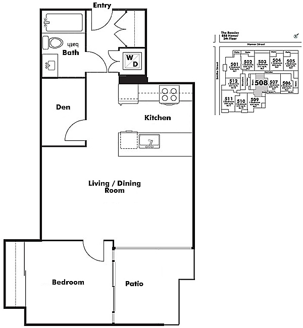 Floor plan 508