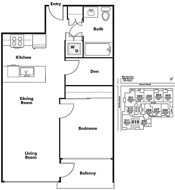 Floor plan 510