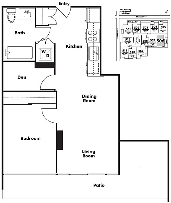 Floor plan 506