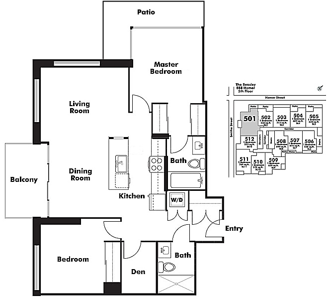Floor plan 501