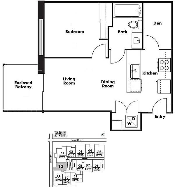 Floor plan 612