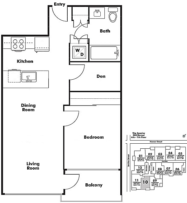 Floor plan 610