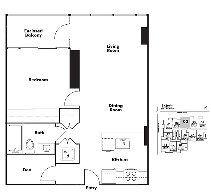 Floor plan 703