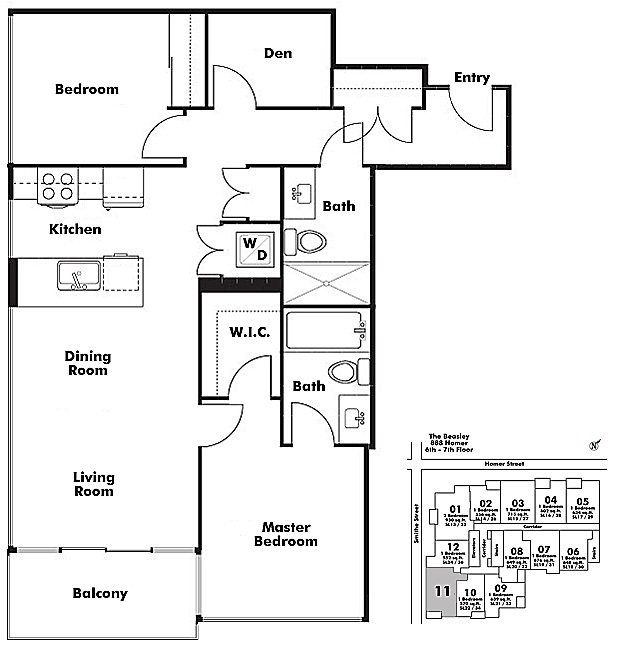 Floor plan 711