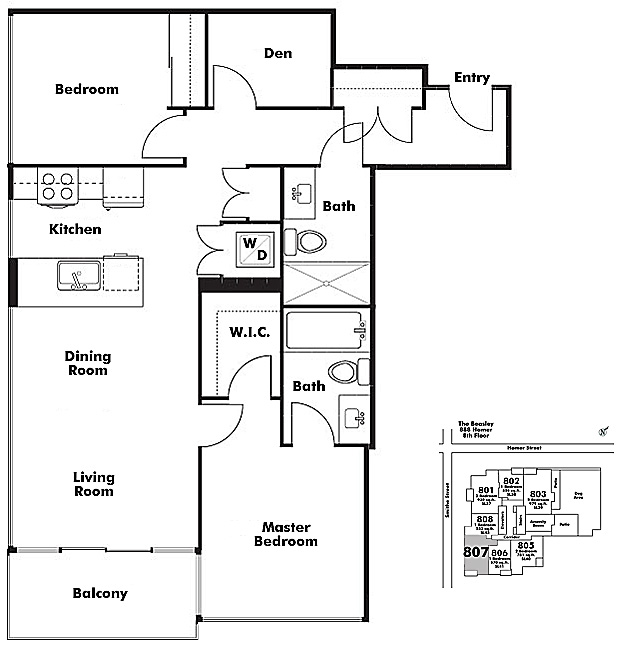 Floor plan 807
