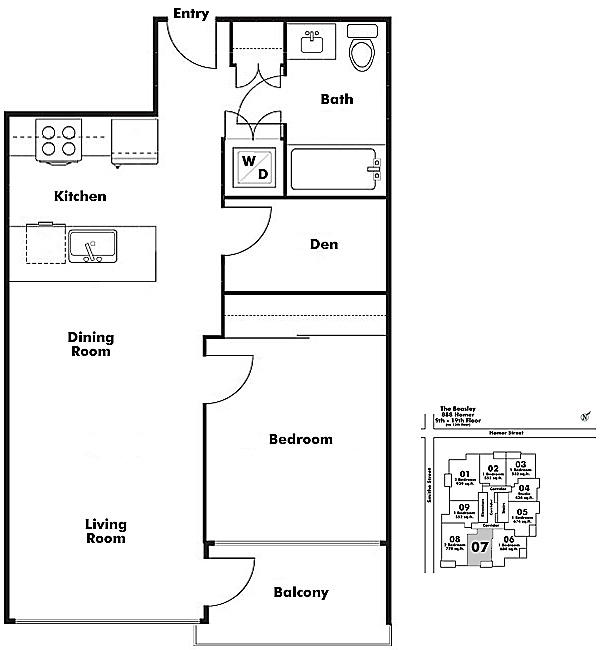 Floor plan 1007