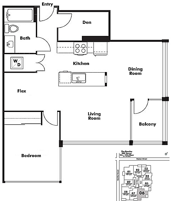 Floor plan 1206