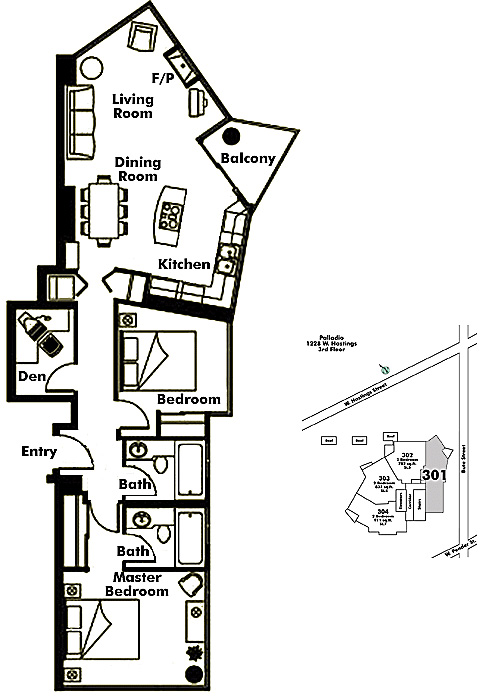 Floor plan 301