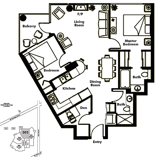 Floor plan 302