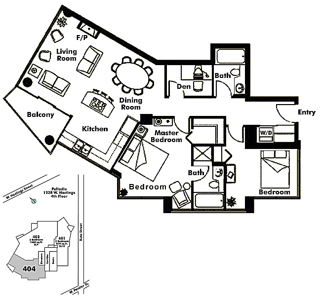 Floor plan 404