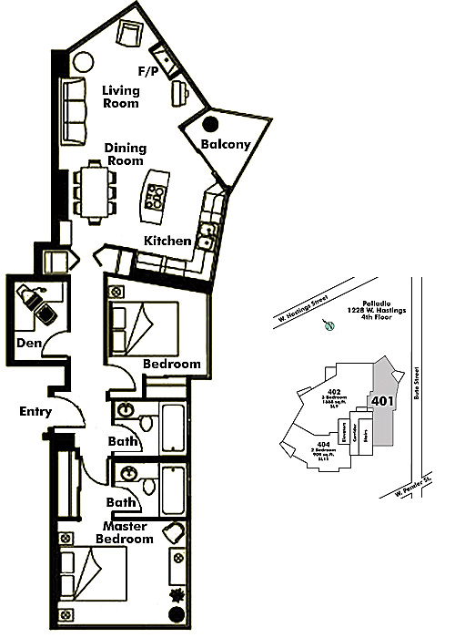 Floor plan 401