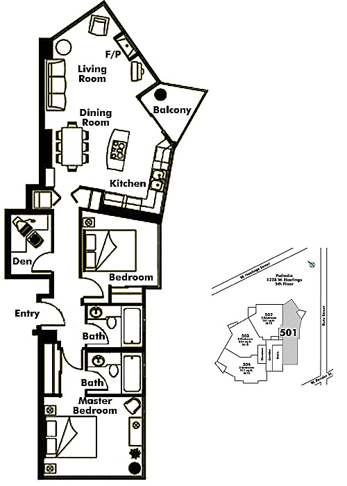 Floor plan 501