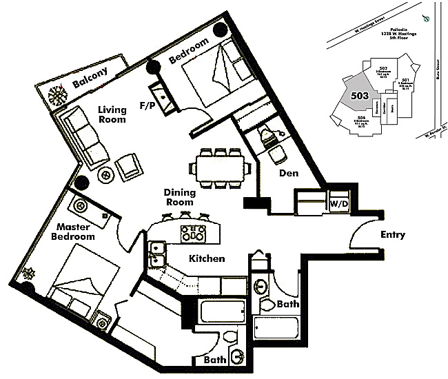 Floor plan 503