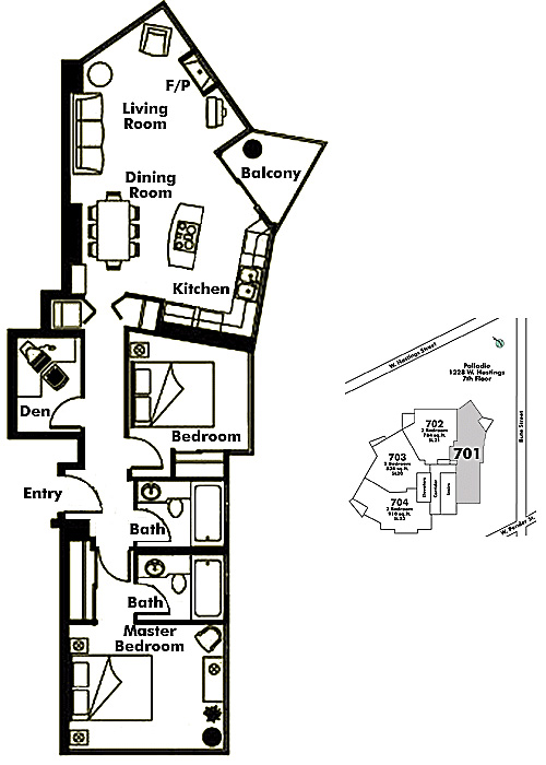 Floor plan 701