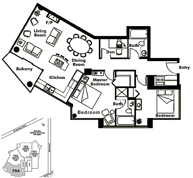 Floor plan 704